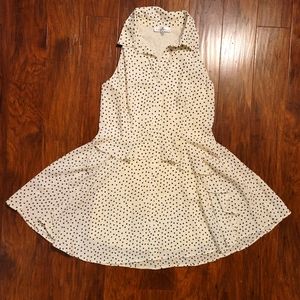 Luxe Apothetique Sleeveless Polka Dot Dress